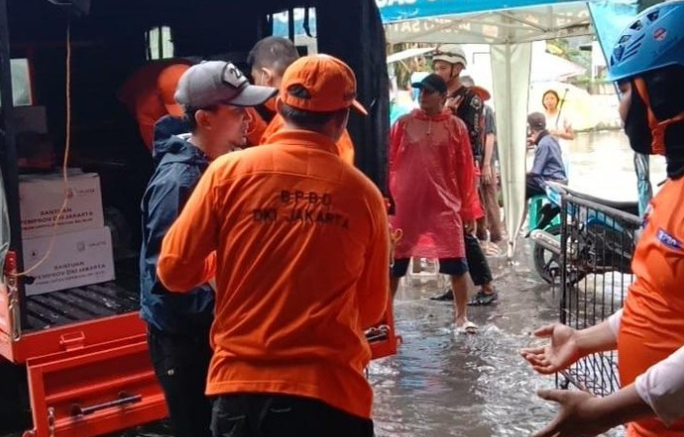 BNPB Laporkan 14 Kecamatan di Jakarta Terdampak Banjir